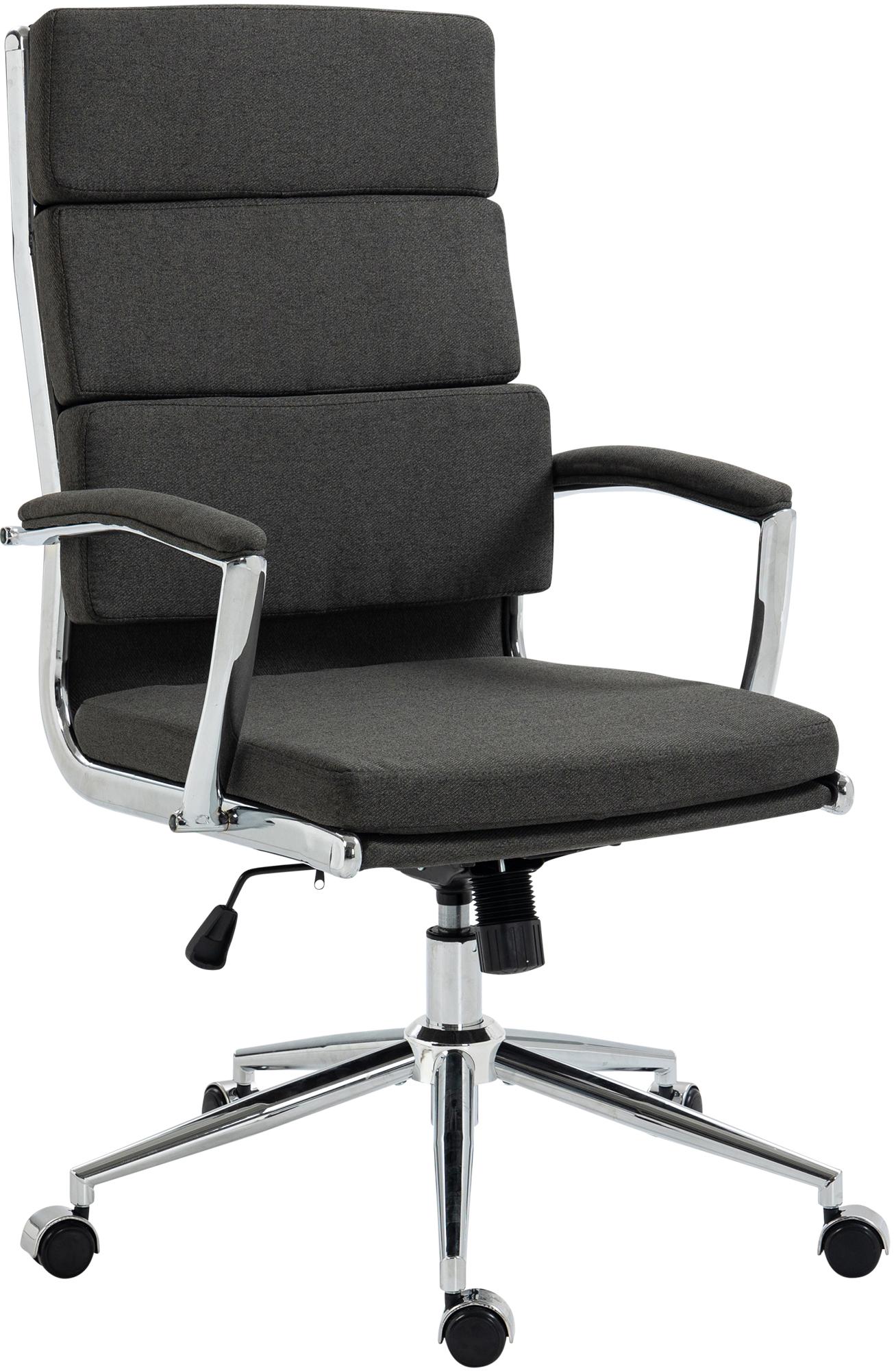 Silla de oficina Cleveland Gris oscuro Tela