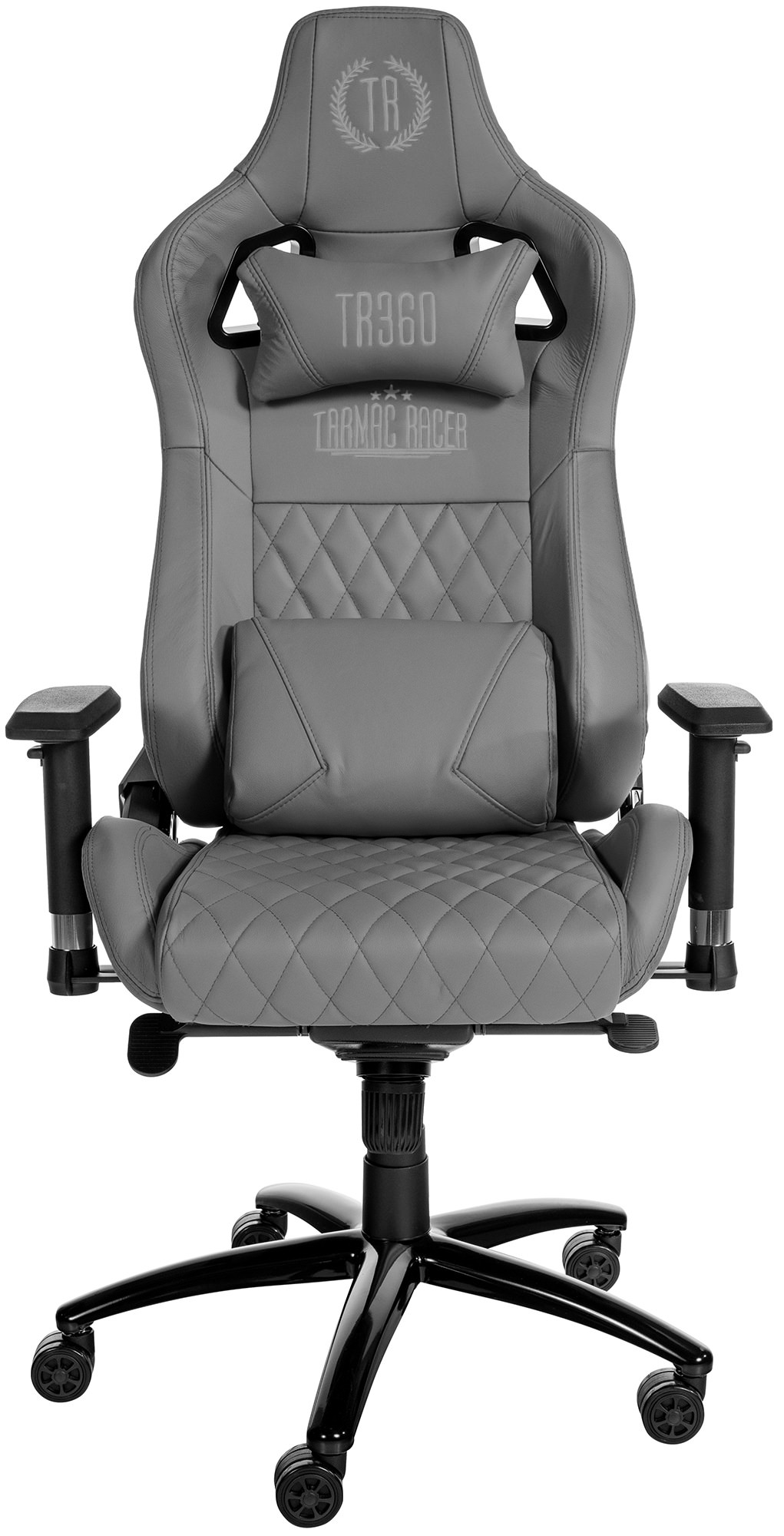 Silla de oficina Keren de cuero genuino