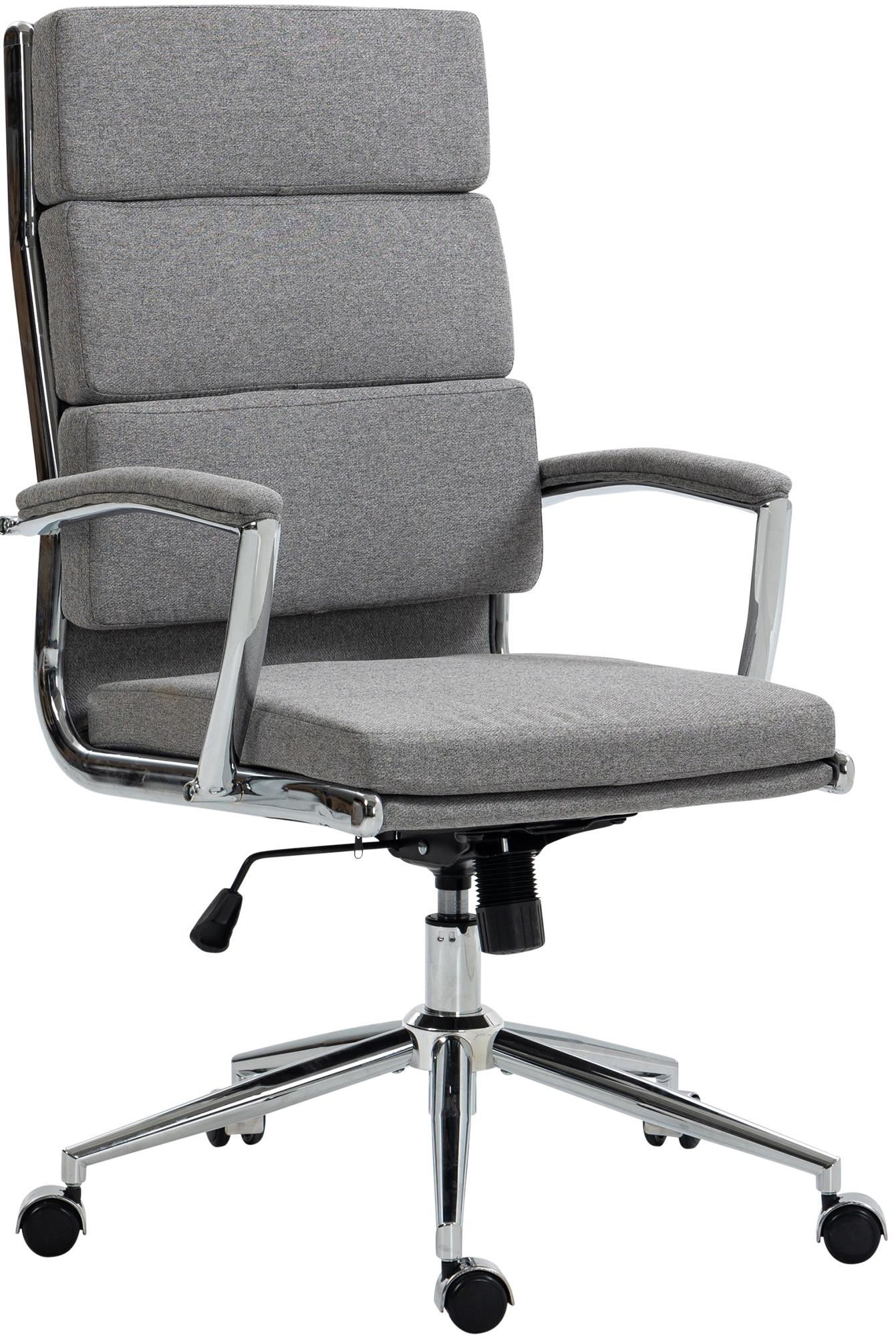 Silla de oficina Cleveland Gris Tela